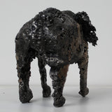 Elefante B - Escultura metálica animal - Elefante bronce y acero