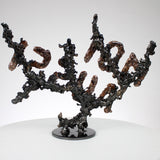 Moi aussi - Sculpture message dentelle métal acier bronze