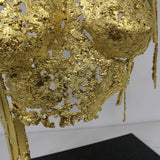 Belisama It's Only Gold - Sculpture buste femme dentelle bronze et Or - Buil