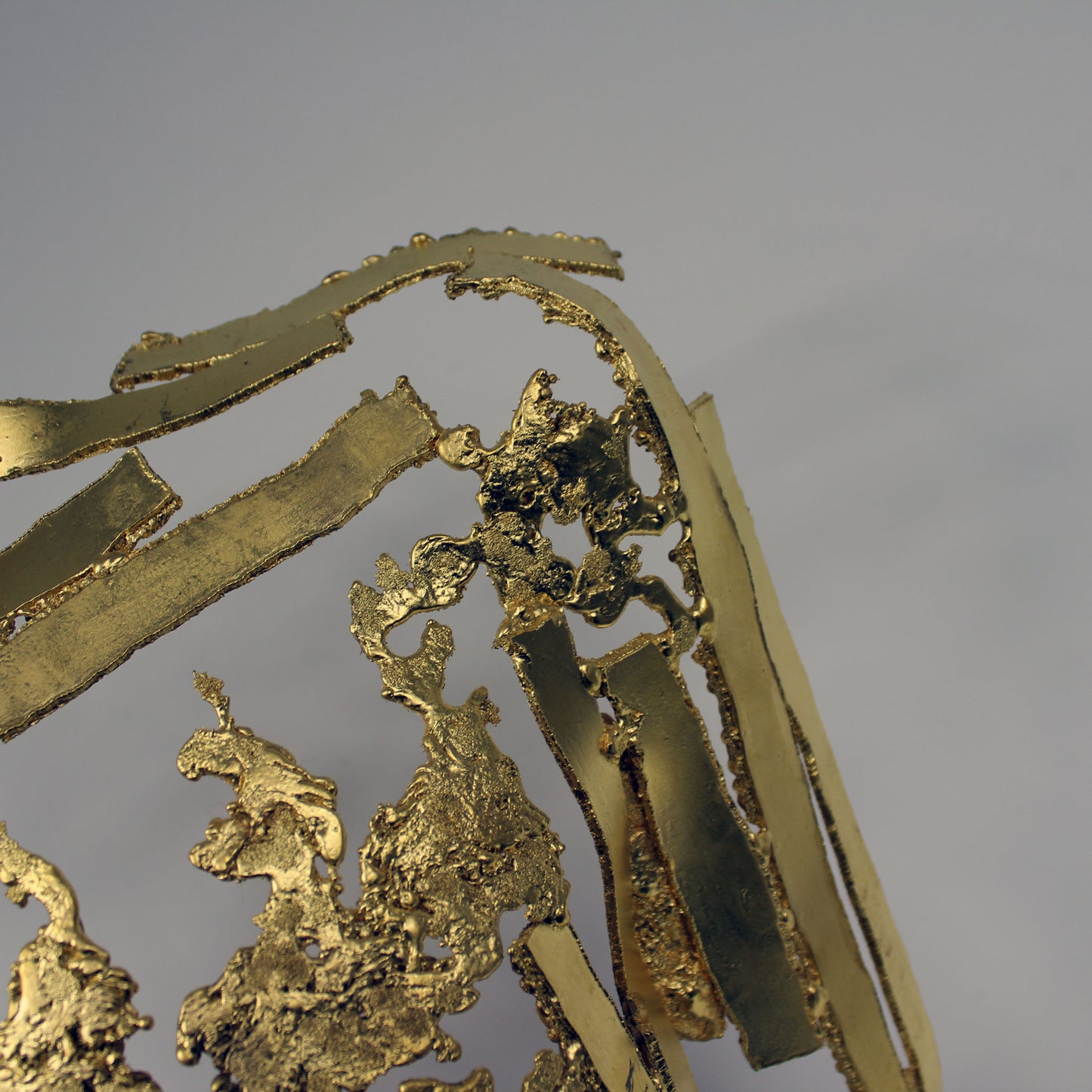 Belisama It's Only Gold - Sculpture buste femme dentelle bronze et Or - Buil