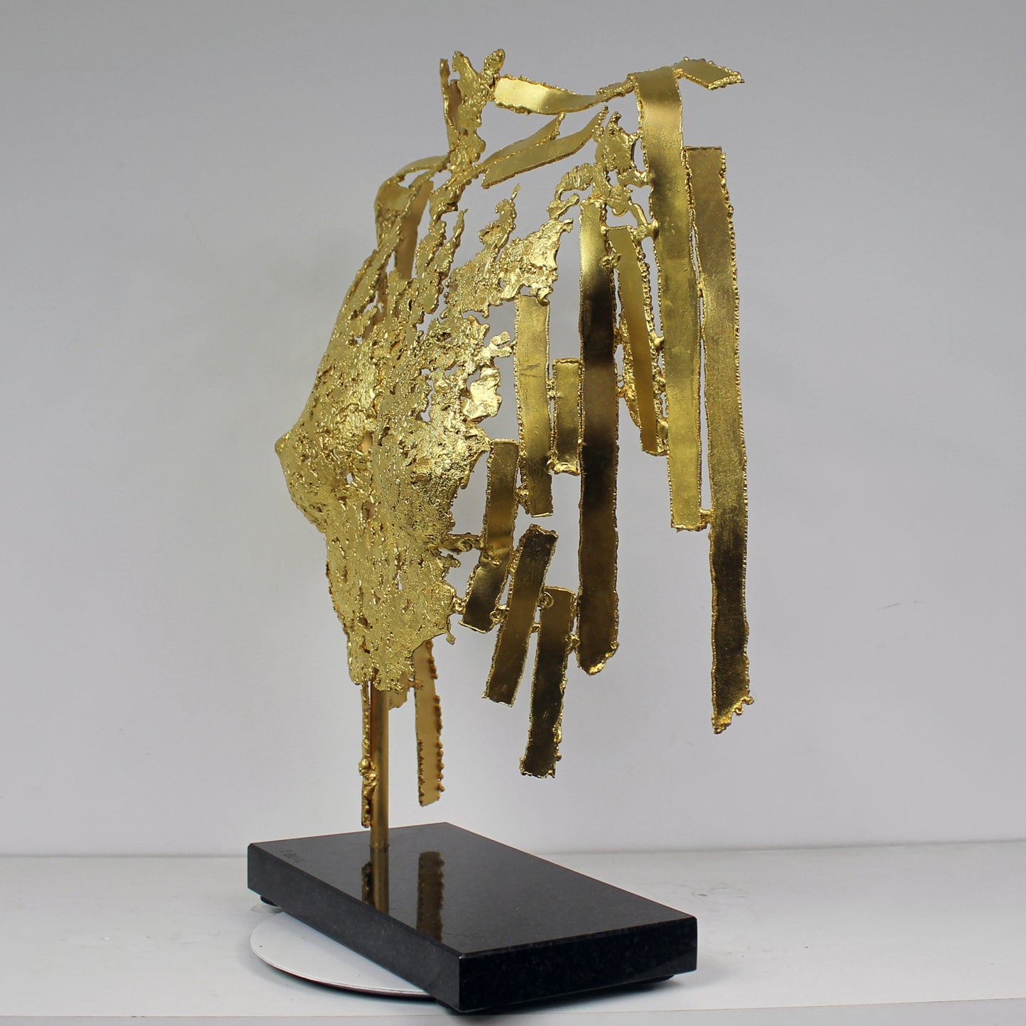 Belisama It's Only Gold - Sculpture buste femme dentelle bronze et Or - Buil