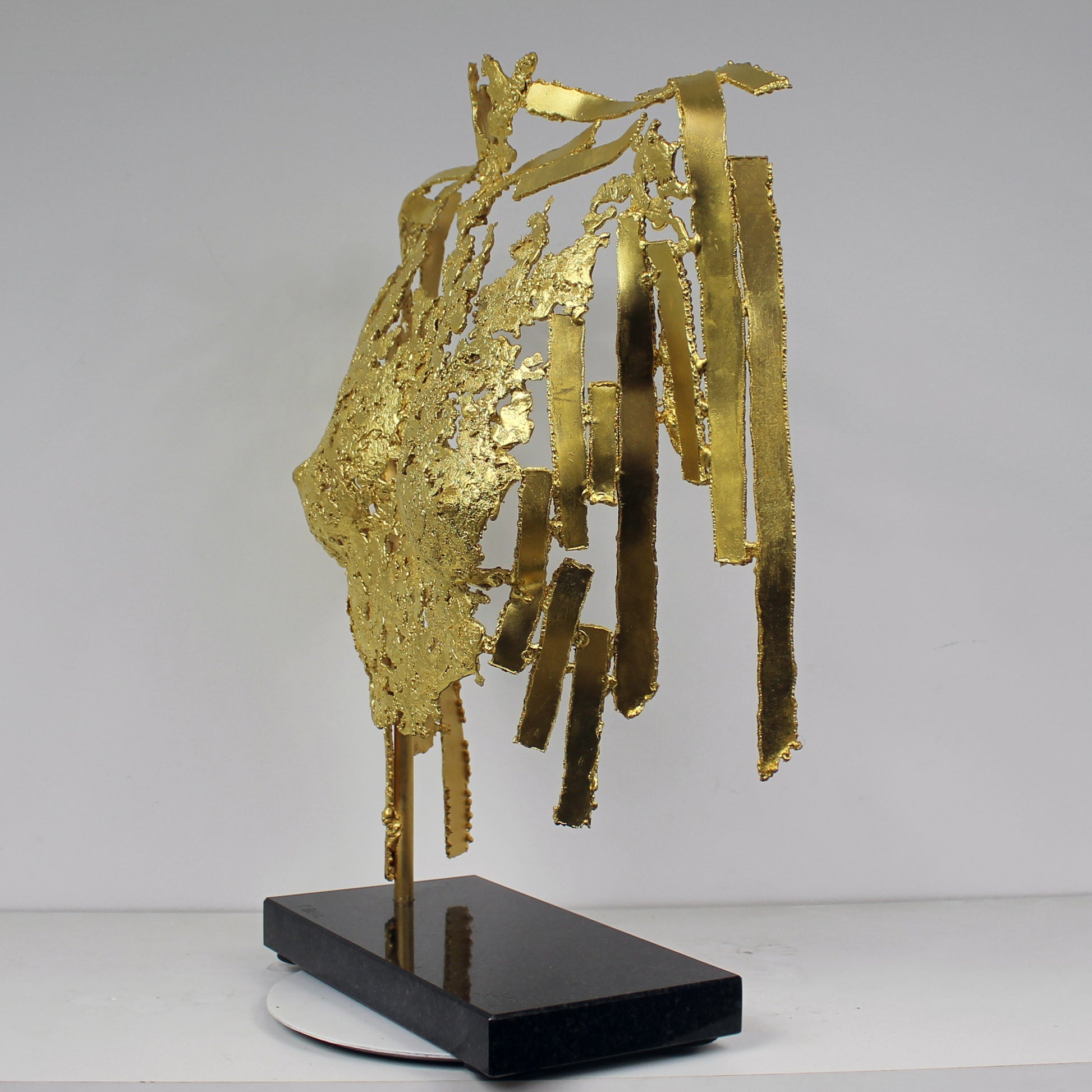 Belisama It's Only Gold - Sculpture buste femme dentelle bronze et Or - Buil