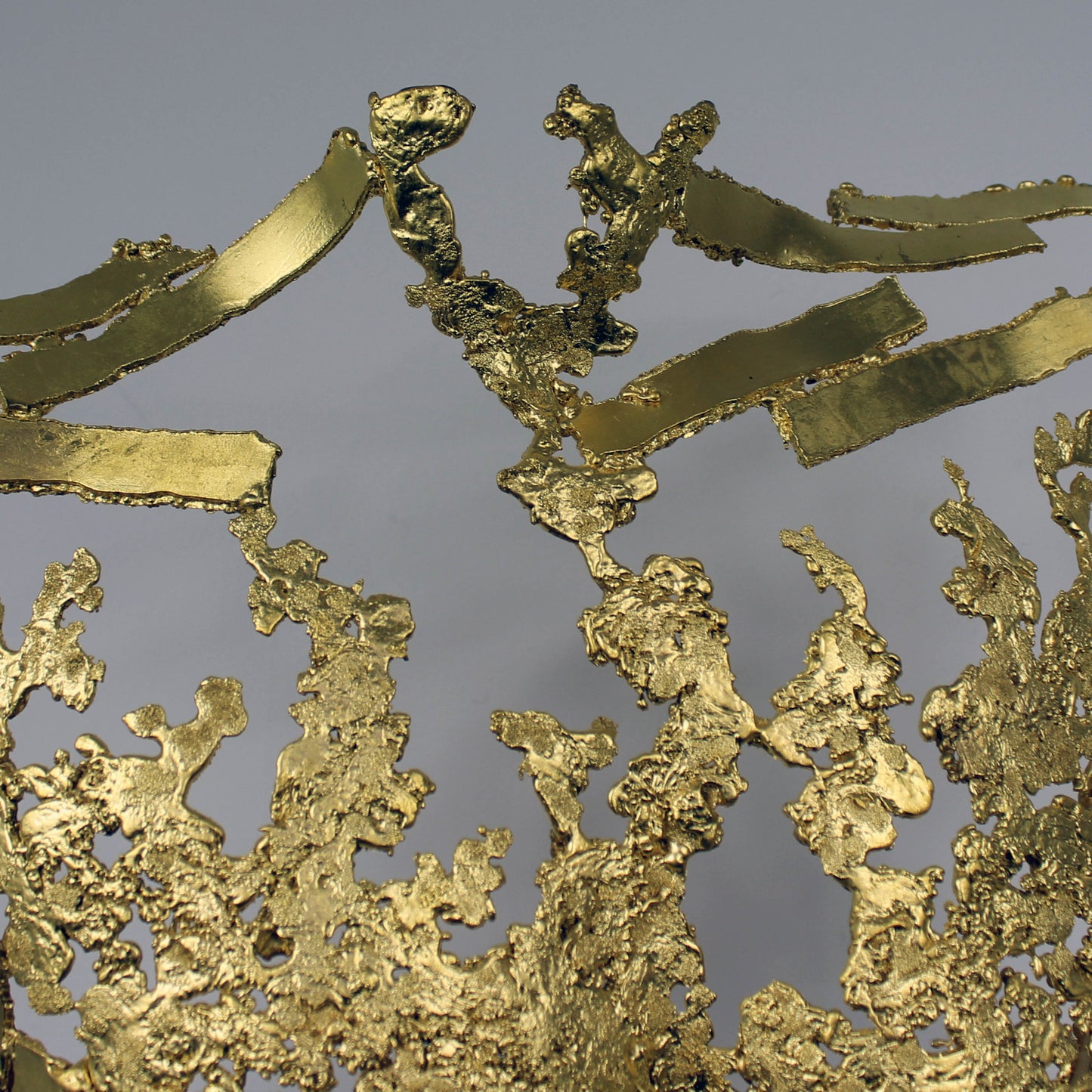 Belisama It's Only Gold - Sculpture buste femme dentelle bronze et Or - Buil