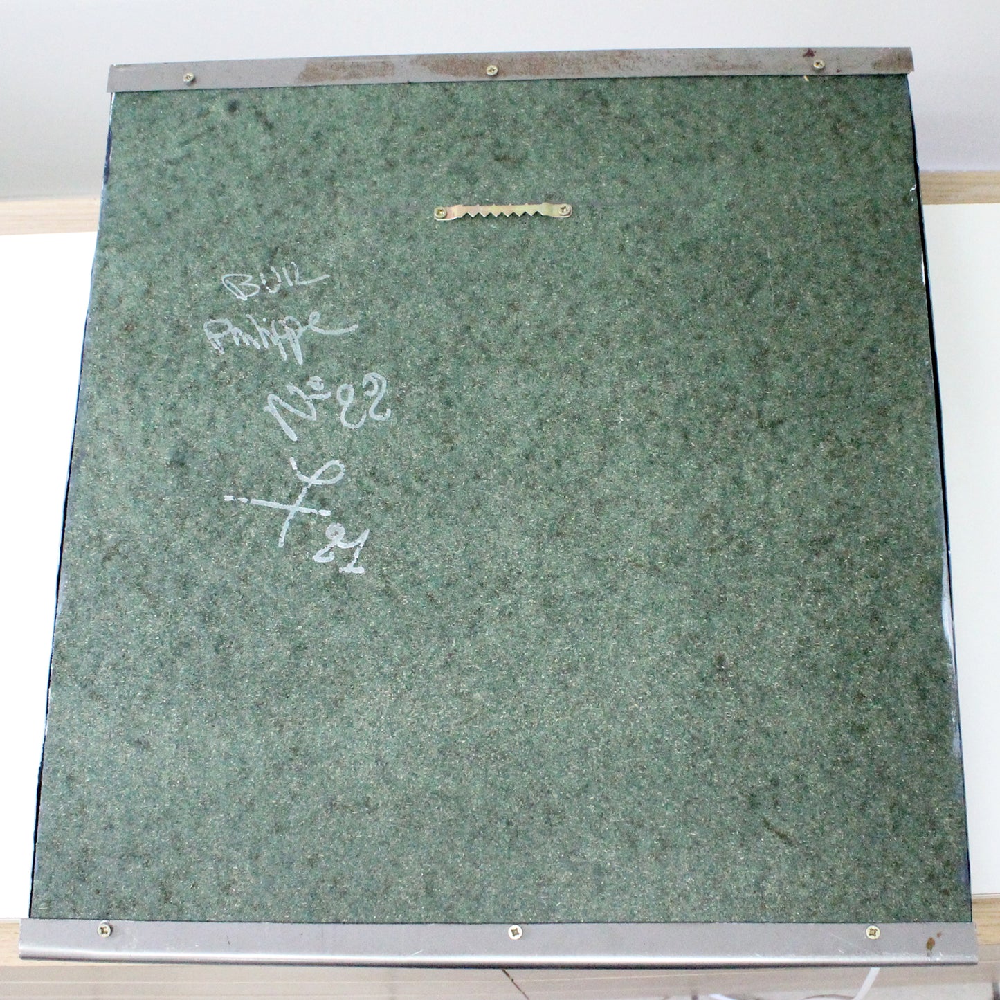 Tableau vanité crane  - Sculpture murale tableau acier et encres - Buil