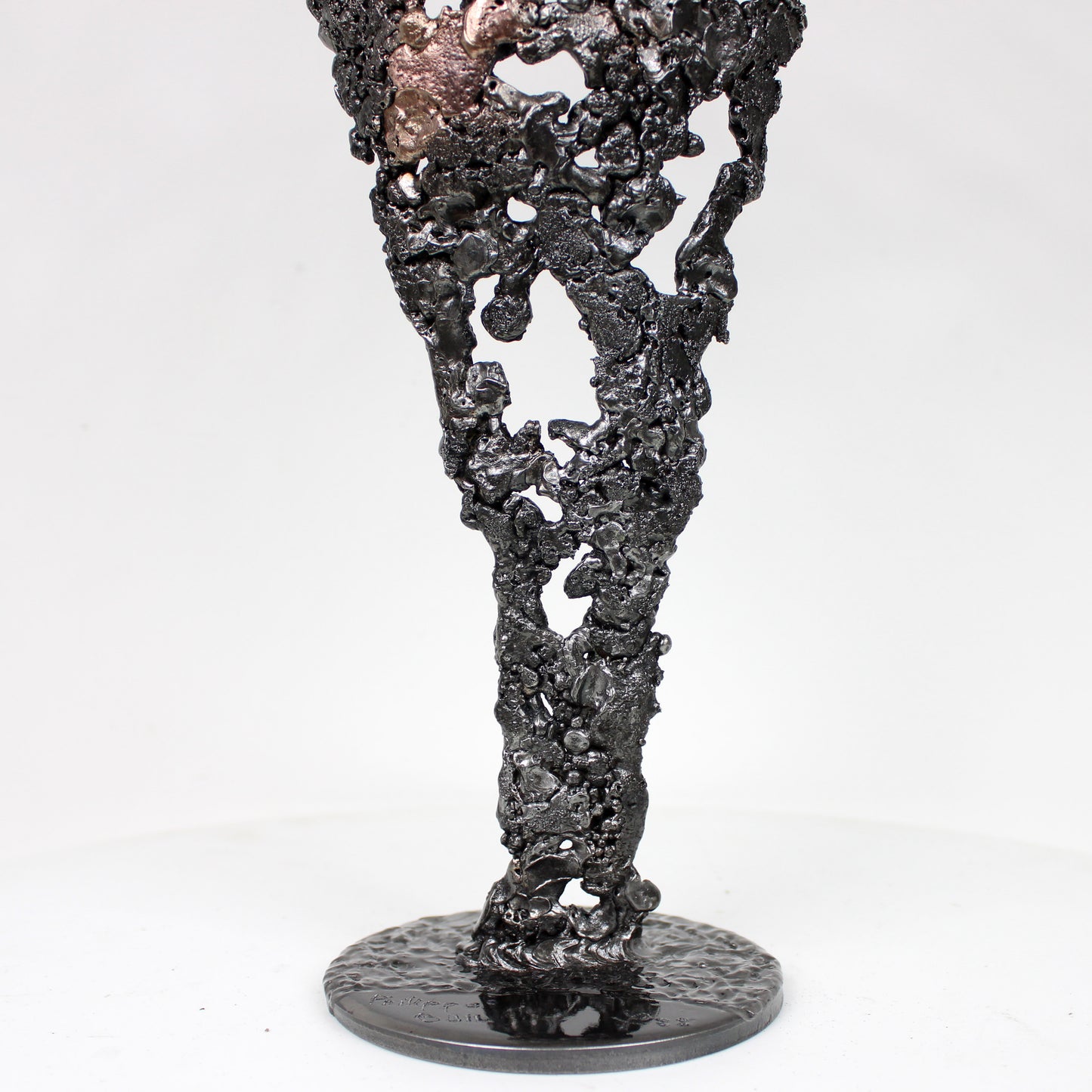 Pavarti Impromptue - Sculpture corps femme dentelle métal acier bronze