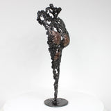 Pavarti Impromptue - Sculpture corps femme dentelle métal acier bronze