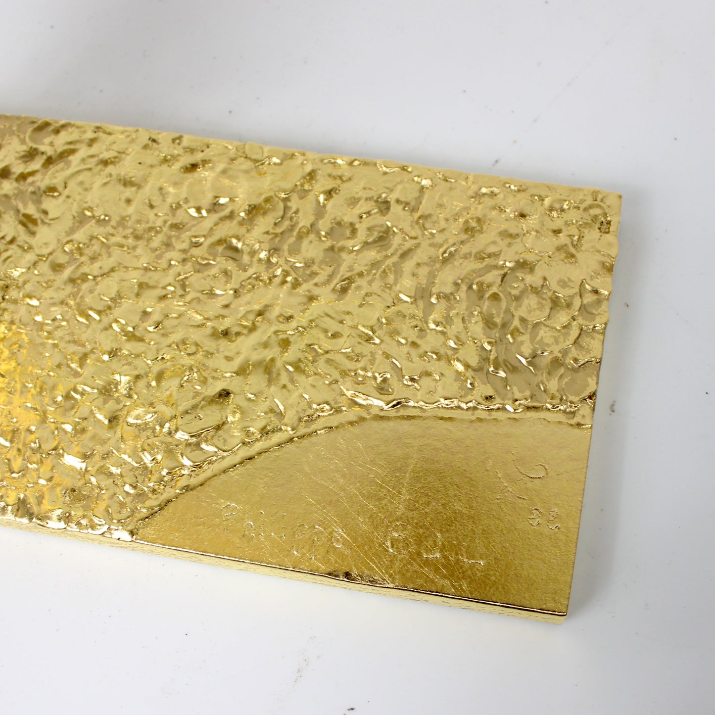 Belisama Etincelante - Sculpture bustier femme dentelle or