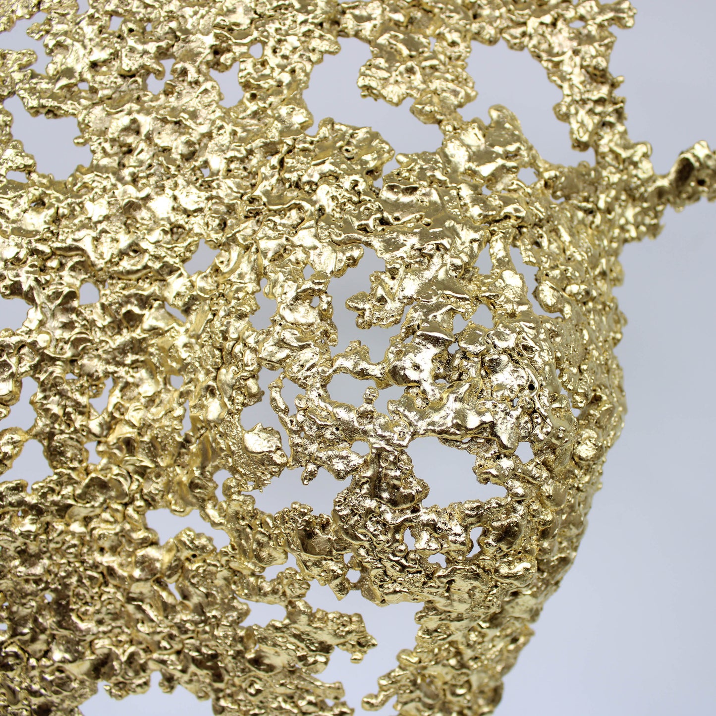 Belisama Etincelante - Sculpture bustier femme dentelle or