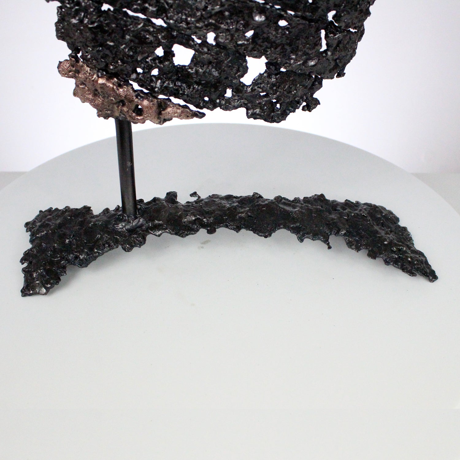 Belisama La femme ruban - Sculpture métal buste feminin acier bronze - Buil