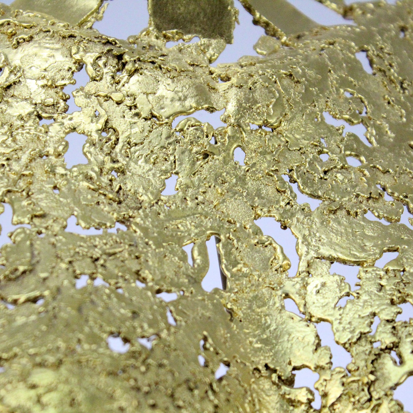 Belisama Jocaste - Sculpture buste femme dentelle bronze et Or - Buil