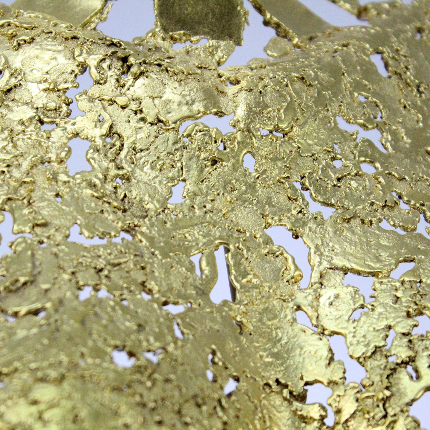 Belisama Jocaste - Sculpture buste femme dentelle bronze et Or - Buil