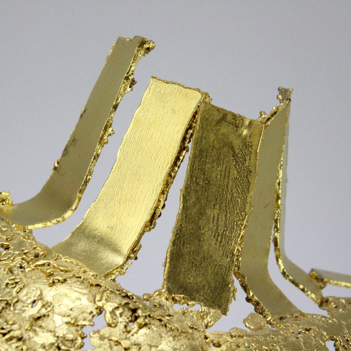 Belisama Jocaste - Sculpture buste femme dentelle bronze et Or - Buil