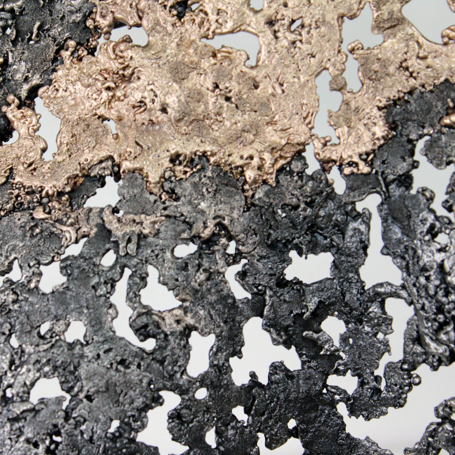 Belisama Antan - Sculpture buste femme dentelle Acier bronze - Buil